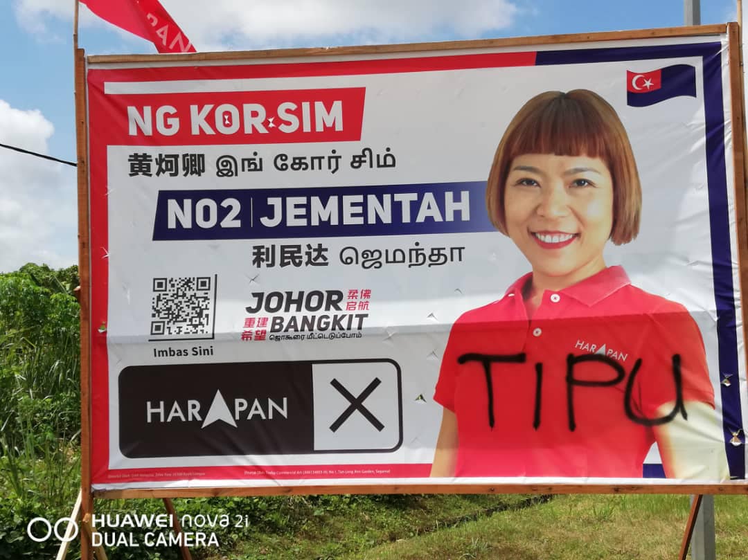 国︰杨美盈︰投国阵等于支持纳吉,吁他再努力巡州拉票