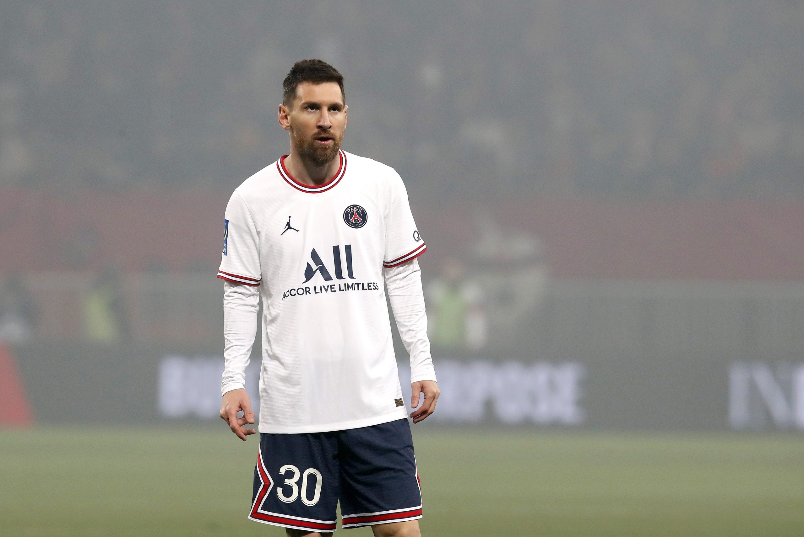 圣杰门不敌尼斯 梅西罕见0射门