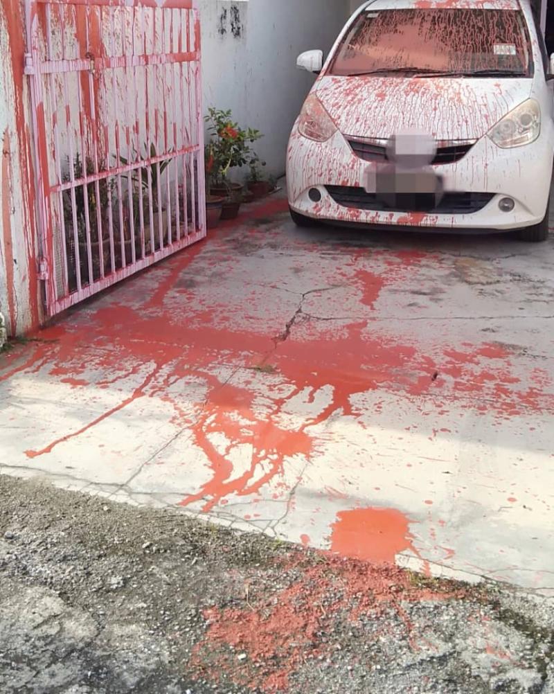 大霹雳时事焦点／刘国南：女子指妹妹狮城当友人借贷担保人 怡保住家遭人泼漆恫言烧屋