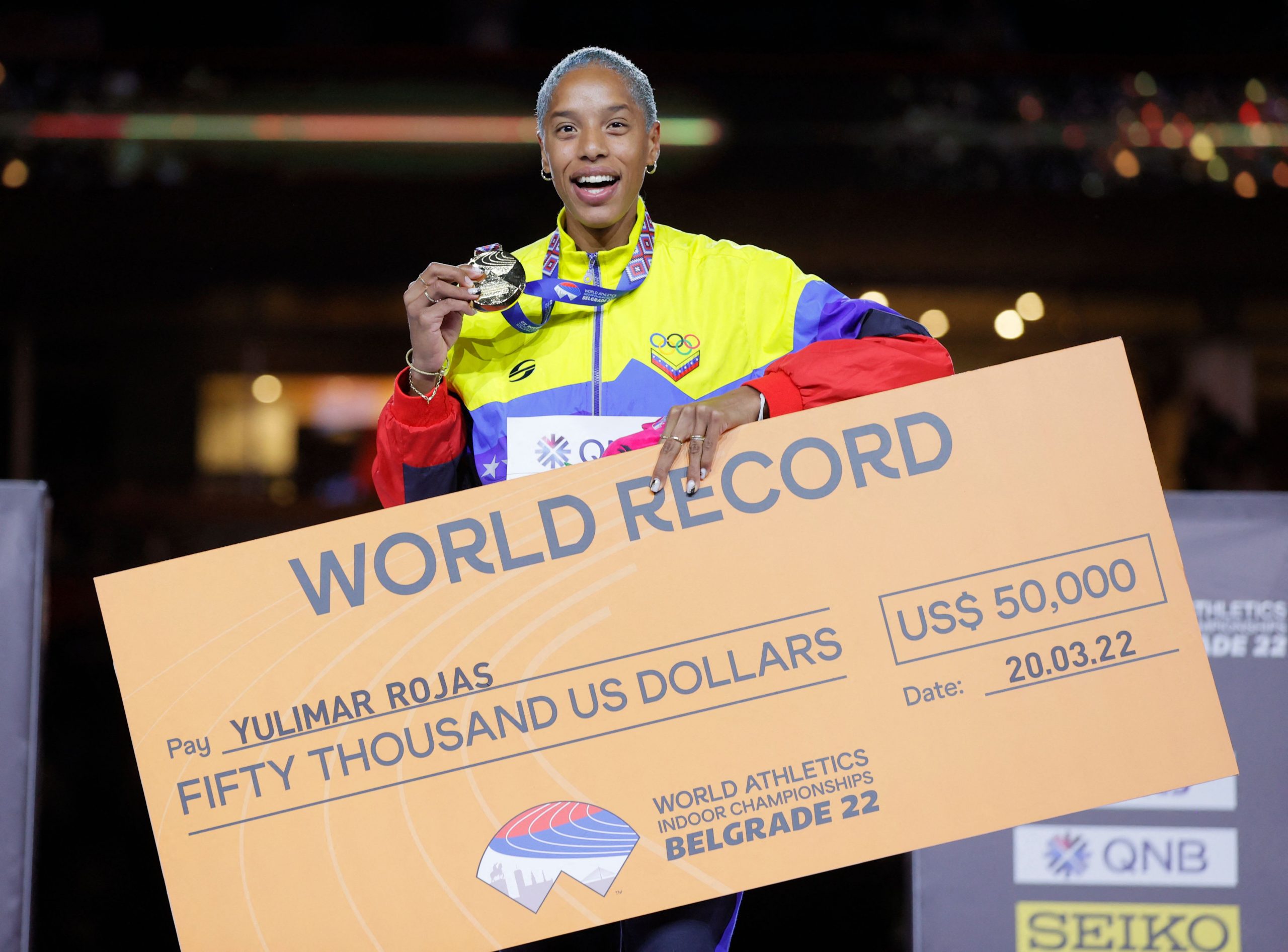 室内田径世锦赛| 女三级跳再破世猷 罗哈斯剑指16公尺大关