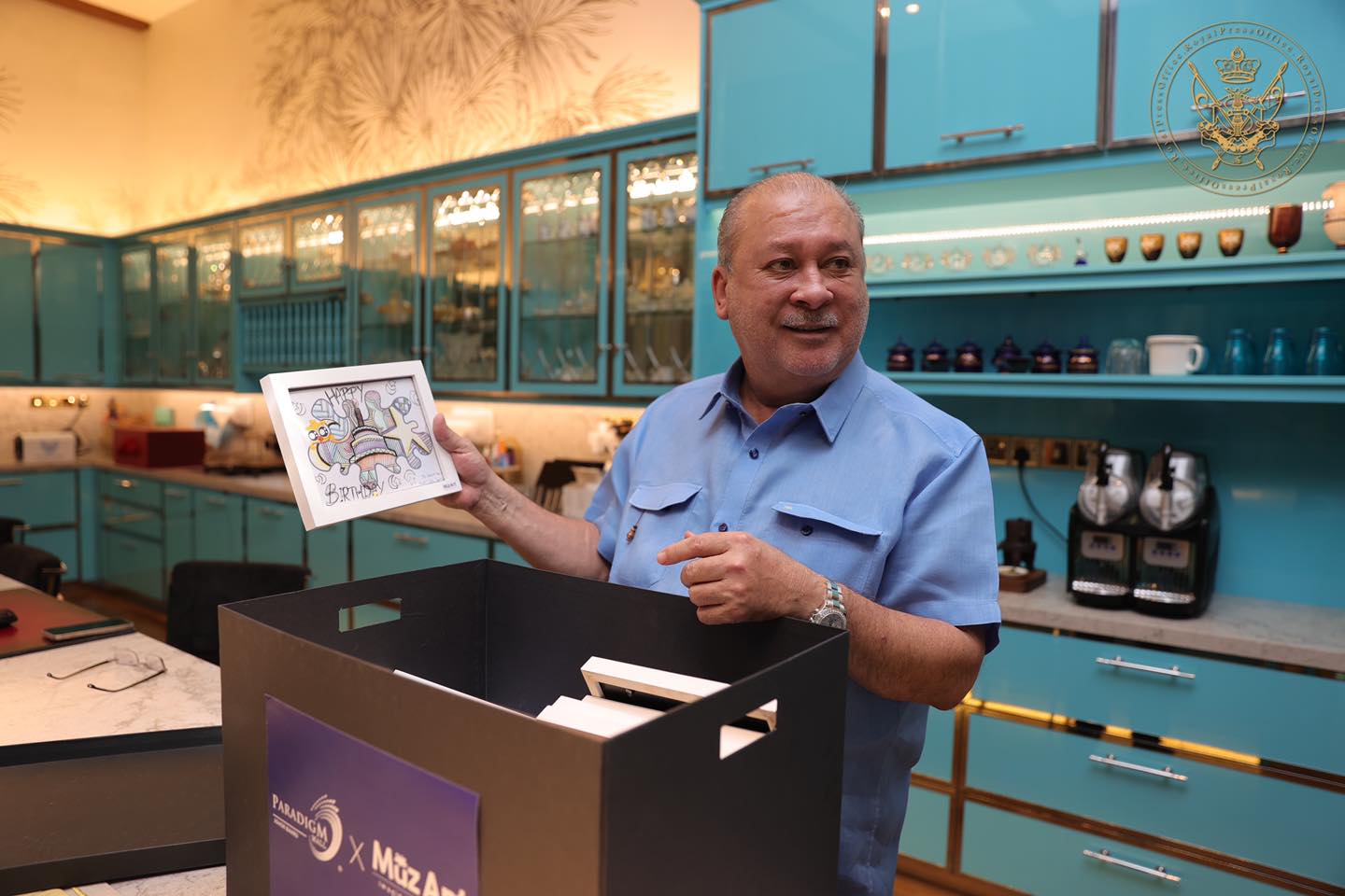 逾200小朋友绘制贺卡,庆柔苏丹诞辰