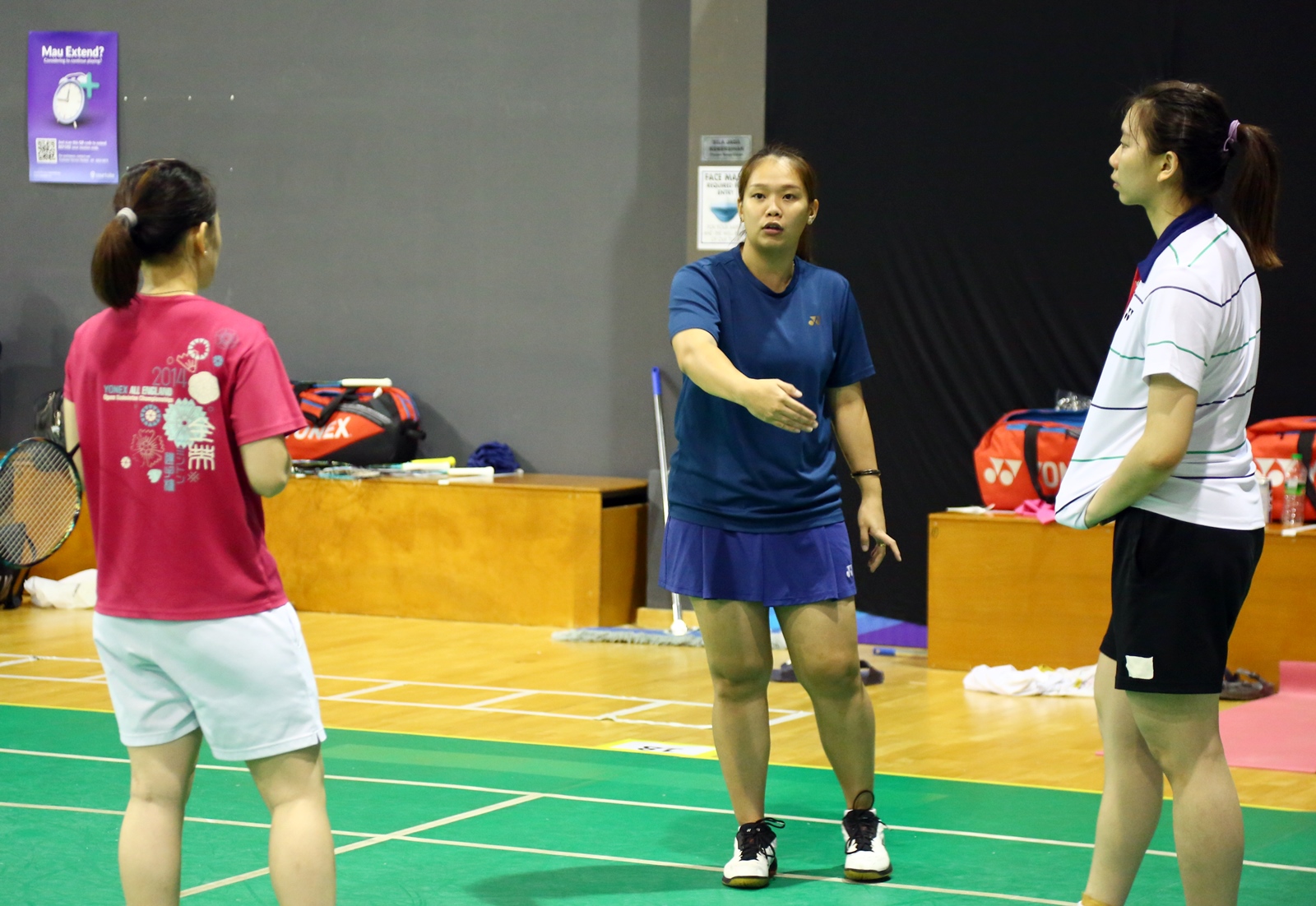 正式以教练身分亮相  明晏盼与球员共同进步