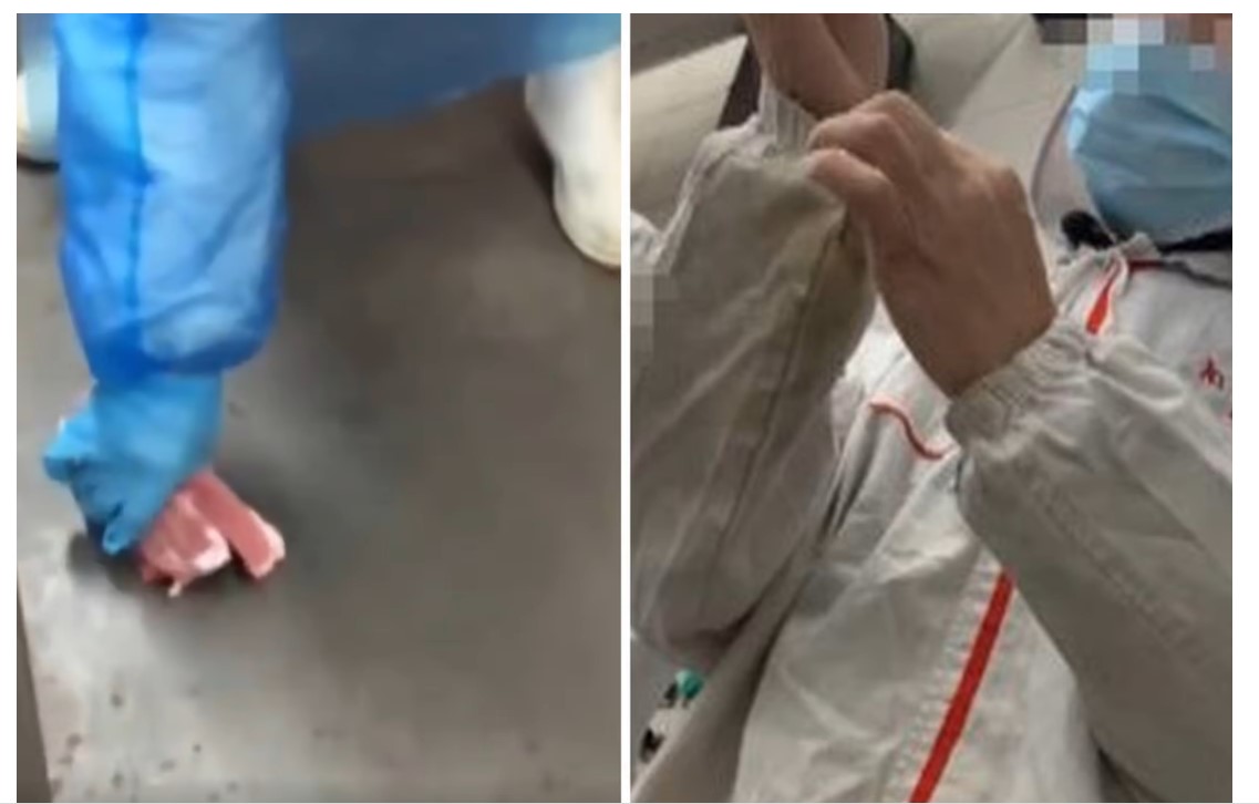 民众爆料火腿肠变质　陆媒卧底见「工作服发臭、肉排落地直接装袋」