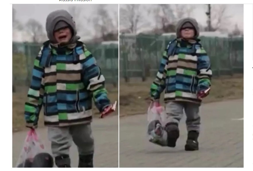 求真 乌克兰男孩独自一人逃难? 波兰官员:他跟家人一起越界