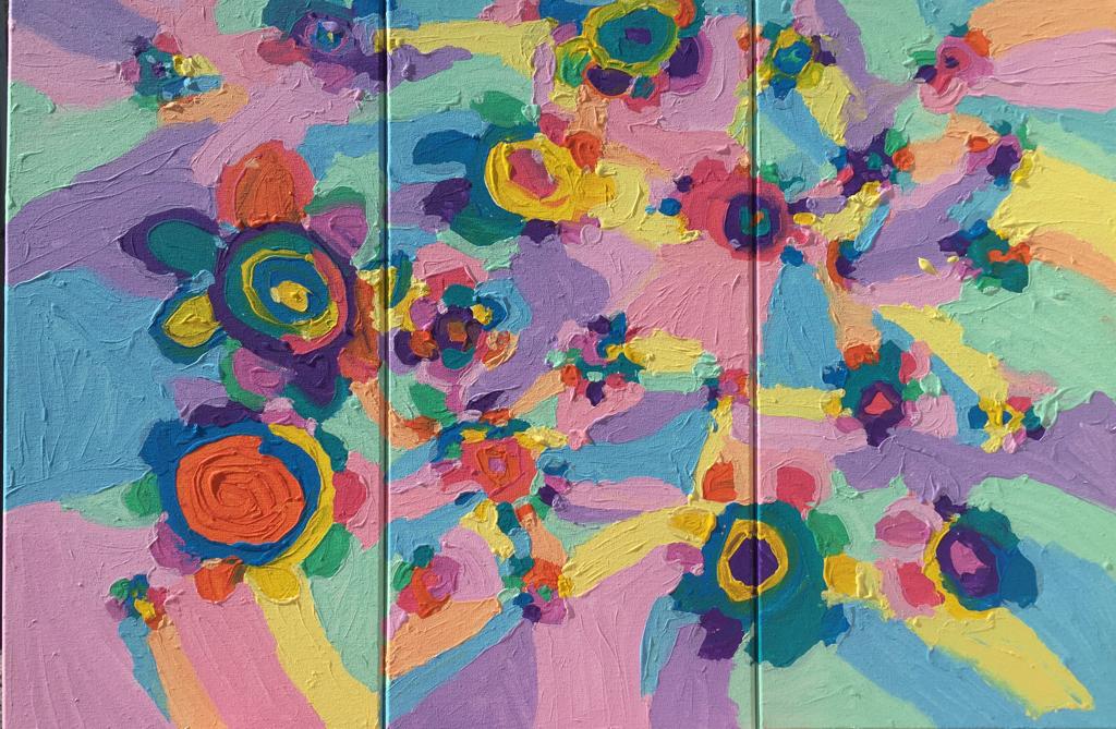 洋溢璀璨光影的色彩──李嘉蕙个人画展/绽放的色彩(Blossoming Colours)