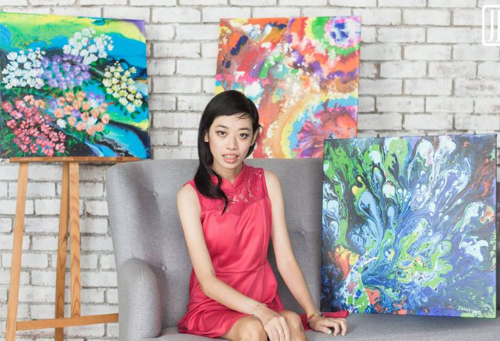 洋溢璀璨光影的色彩──李嘉蕙个人画展/绽放的色彩(Blossoming Colours)