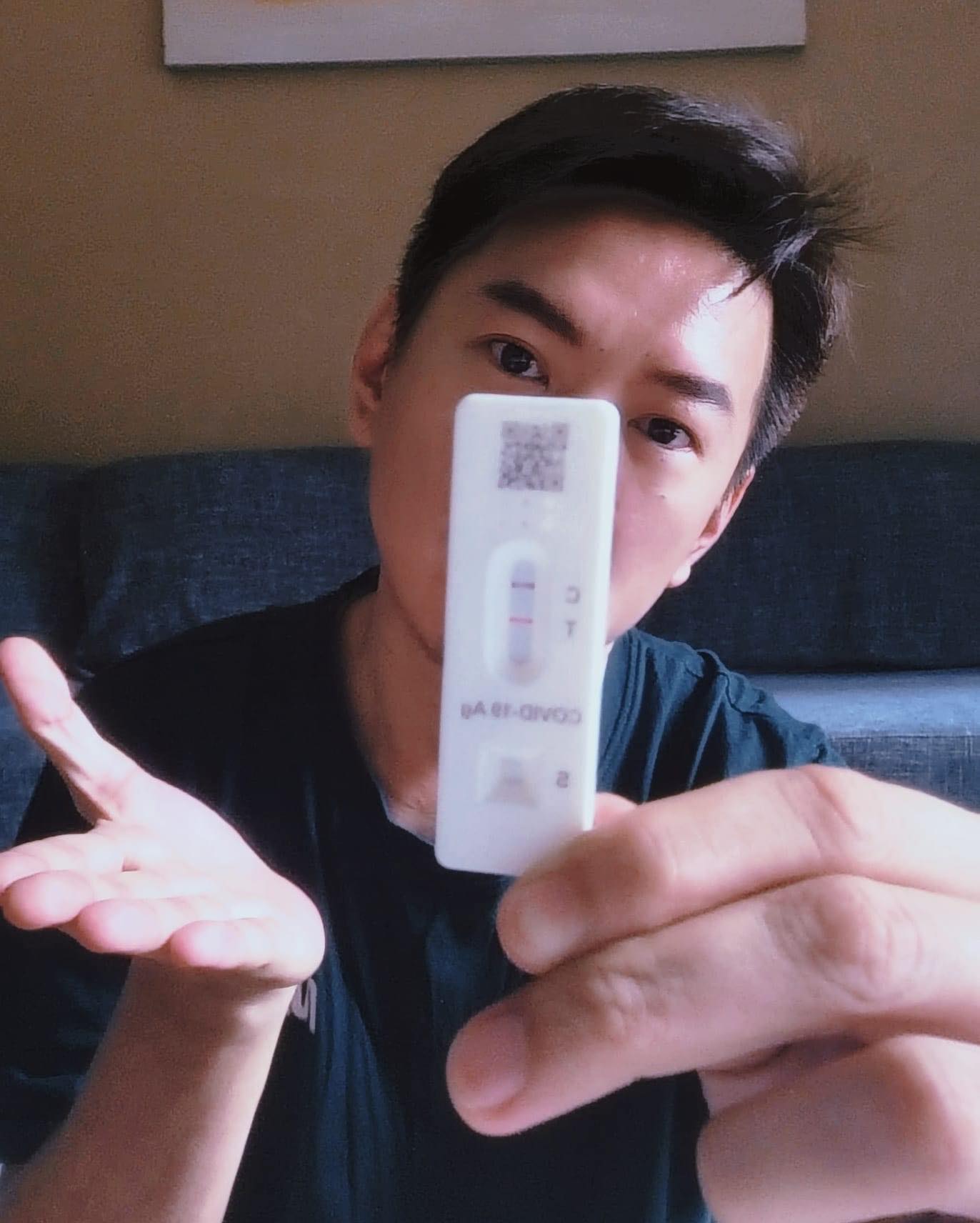 确诊冠病庆幸没不适 Royce陈志康:感谢疫苗