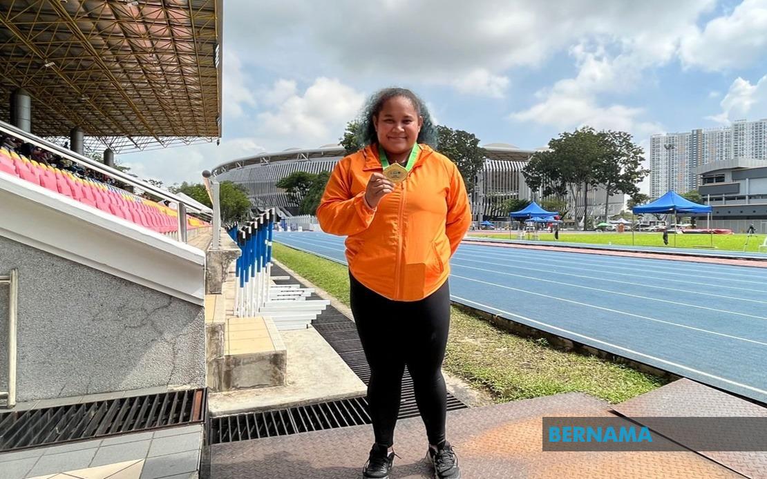 称霸大马田径公开赛女链球 王秀美放眼破东运纪录