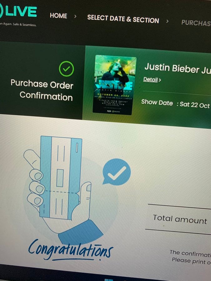 贾斯汀比柏演唱会采实名制开卖 网站塞车粉丝哀叹