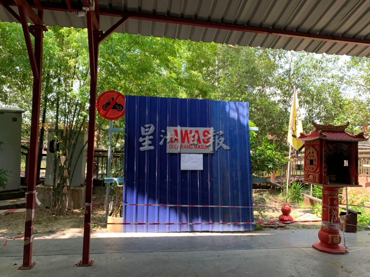 (古城第二版主文)海龙宫电缆被偷 毛贼后方木桥削电缆取铁铜丝