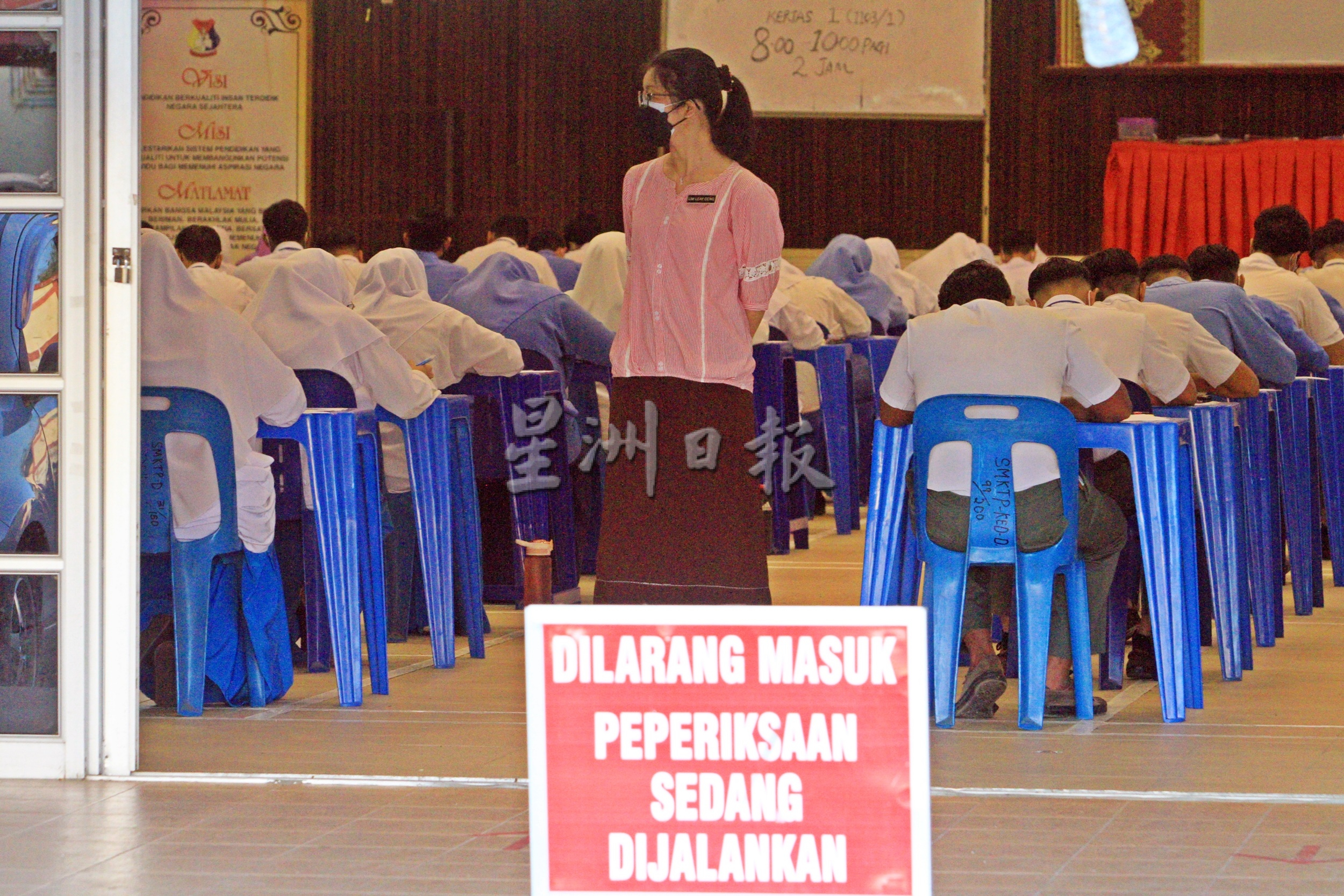 (大北马)吉打州2万9769名考生即日起至本月29日考大马教育文凭(SPM)考试。