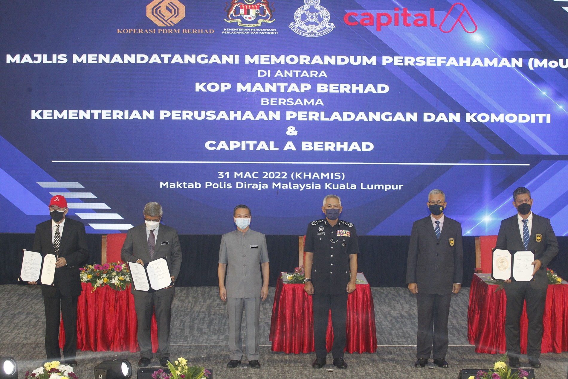 KOP Mantap与原产业部及Capital A签署谅解备忘录