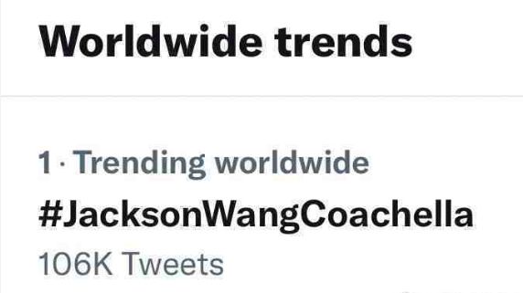 ​登科切拉冲推特世趋第一　 王嘉尔遭诬蔑假唱网骂造谣