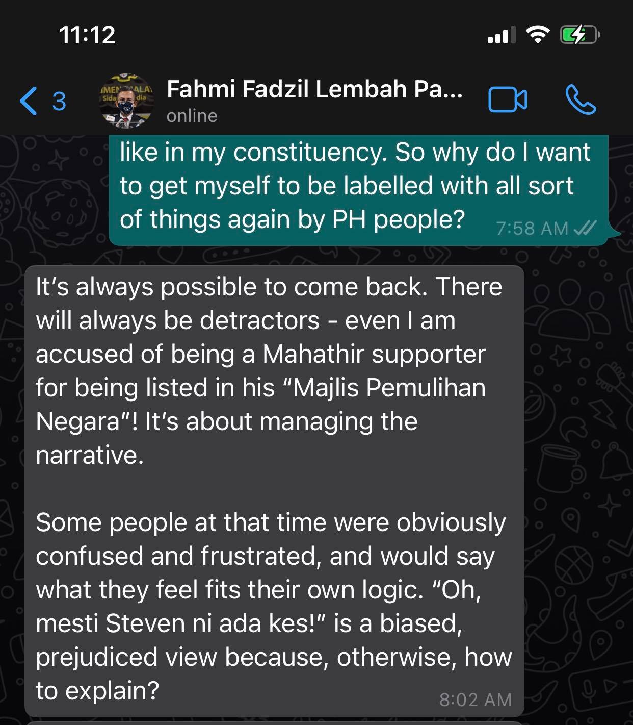 国:支持慕尤丁不因钱或官司,锺少云:欢迎有证据者报案