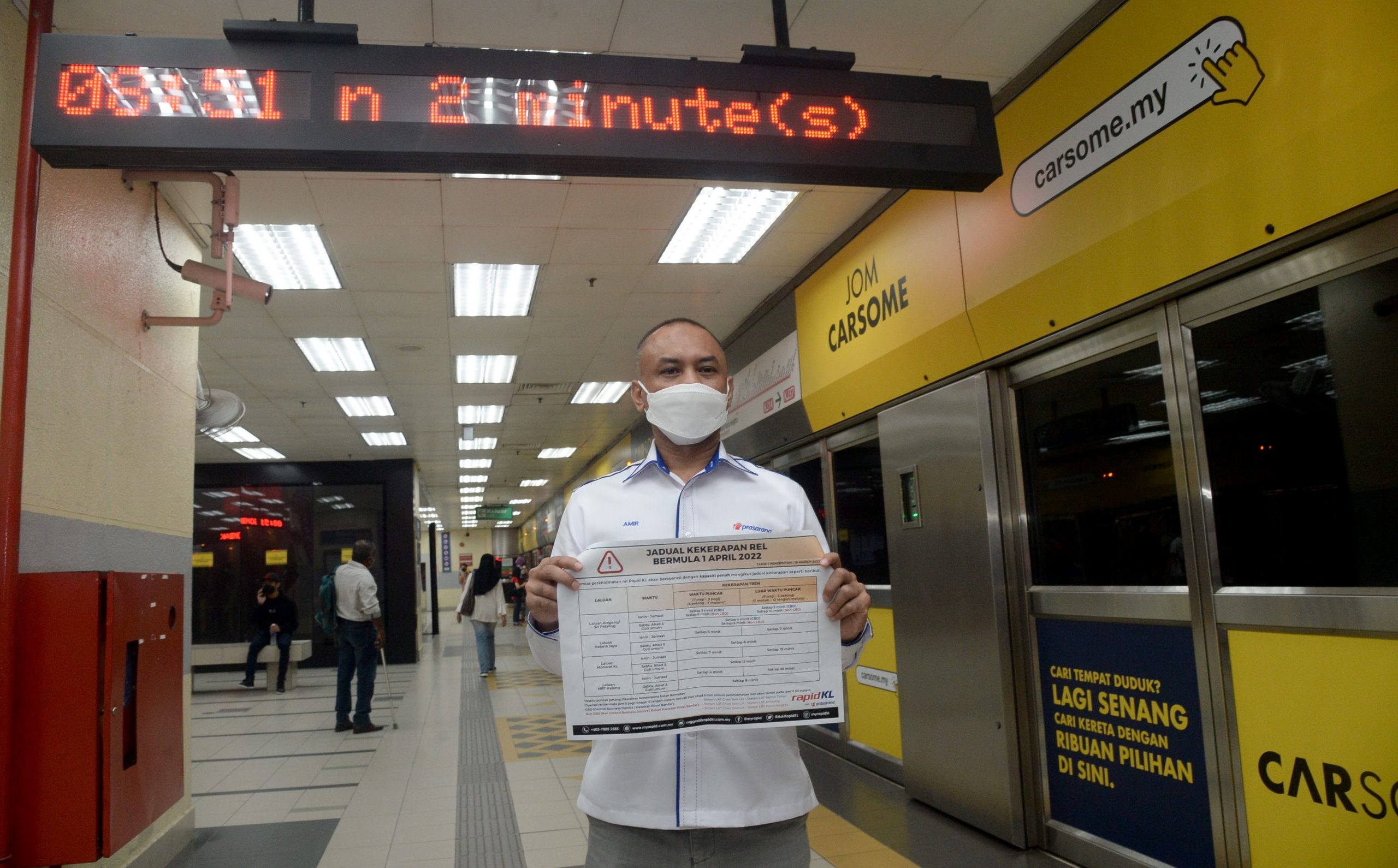 大都会/ME12头/Rapid Rail CEO巡视轻快铁人潮