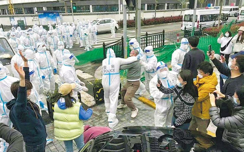 天下事 浦东民众抗议官方征公寓 爆肢体冲突