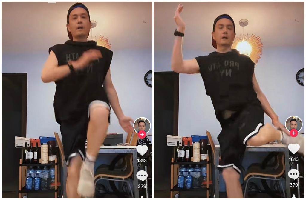 小锺跳“毽子操”挨酸 大器自嘲“想蹭刘畊宏热度”