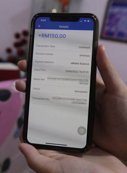 150令吉或多或少减轻负担，ePemula受惠者将善用款项