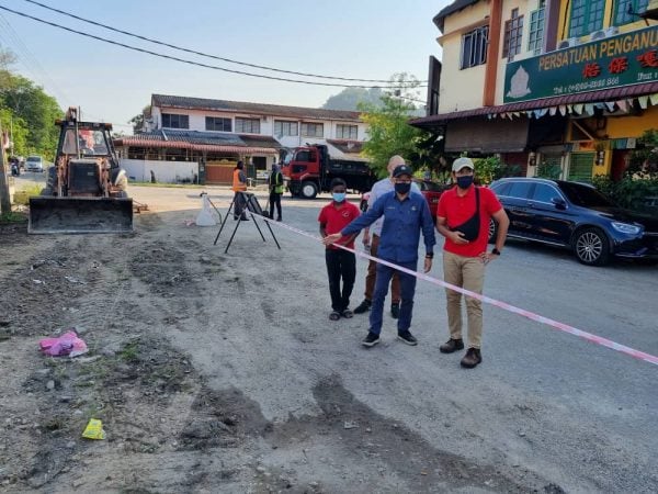 巴占道路重铺计划 预计本月尾可竣工