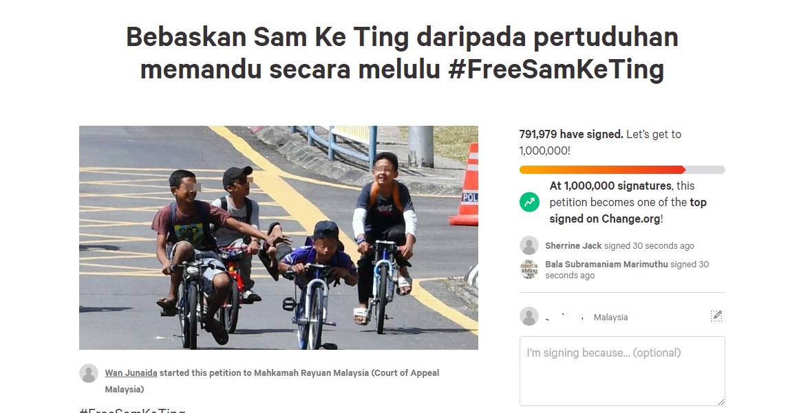 截至傍晚5时 联署声援沈可婷已超过160万人