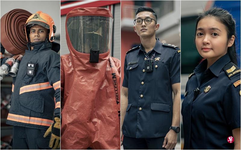 新加坡-民防部队前线及执法人员从明天起将佩戴随身摄像机