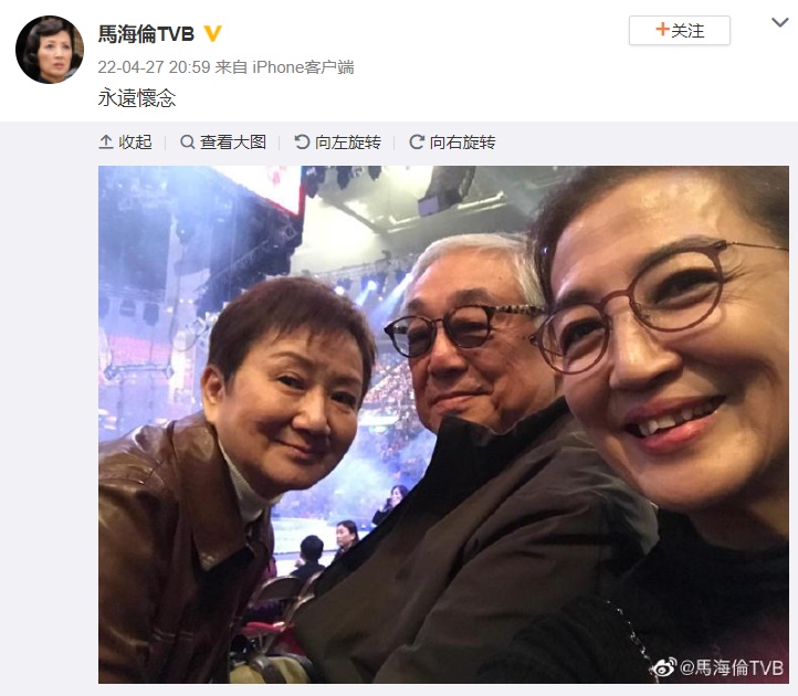 曾江猝逝群星震惊惋 古天乐：跨越年代的好前辈