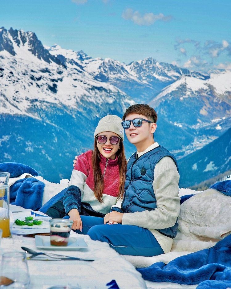 朱浩仁阿尔卑斯山求婚成功 甜蜜告白:一直都认定她就是那个人