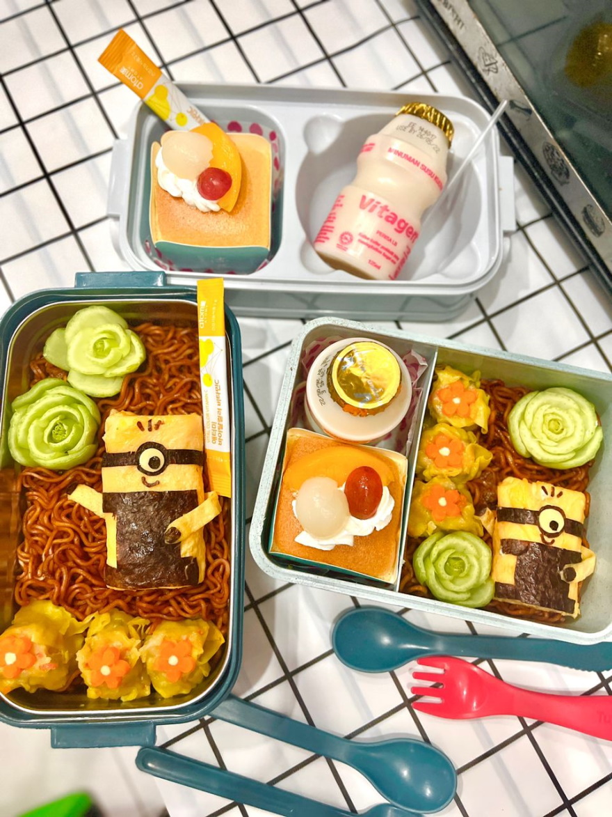 柔:今日面谱(28/4见报):郑羽凌为孩子制造型便当不曾重复