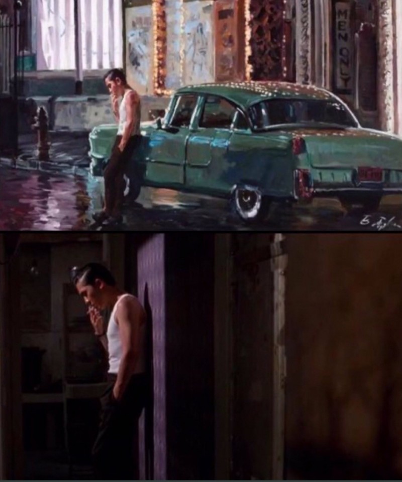 梁朝伟进入卜狄伦画中 《花样年华》周慕云重现