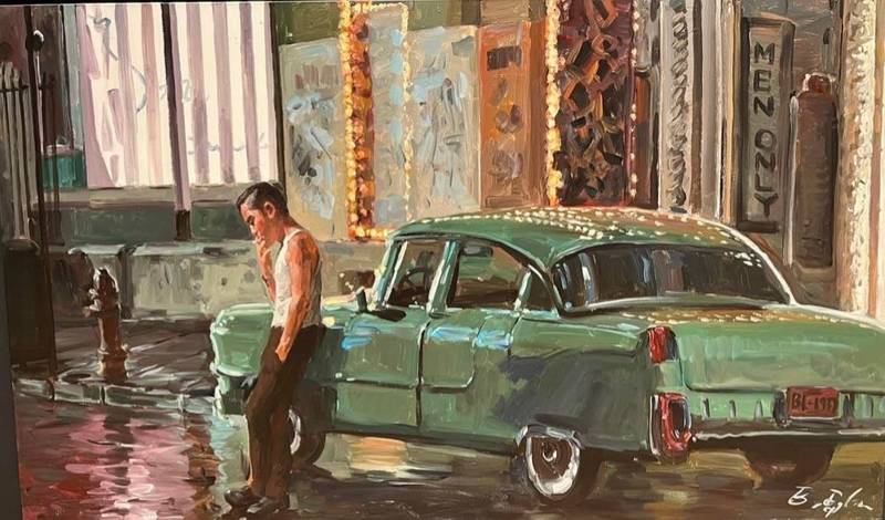 梁朝伟进入卜狄伦画中 《花样年华》周慕云重现