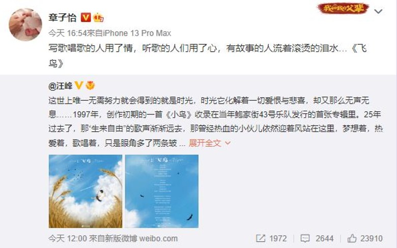 汪峰定律塌房上热搜 章子怡加持推上头条