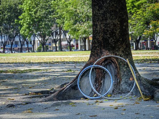 郑锦华／来自脚车的滚轮圈游戏