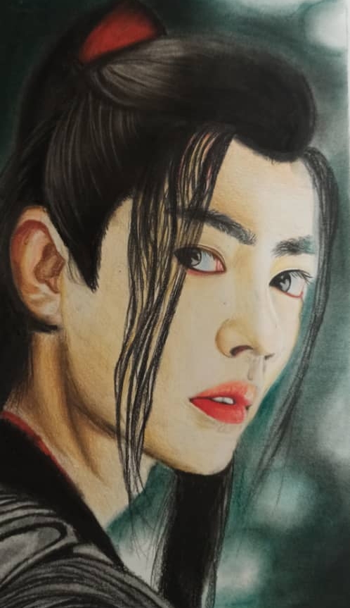 霹：21日见报／封底主文／【乐活频道】/16岁少女丘紫月爱画画·宠物画治愈人心