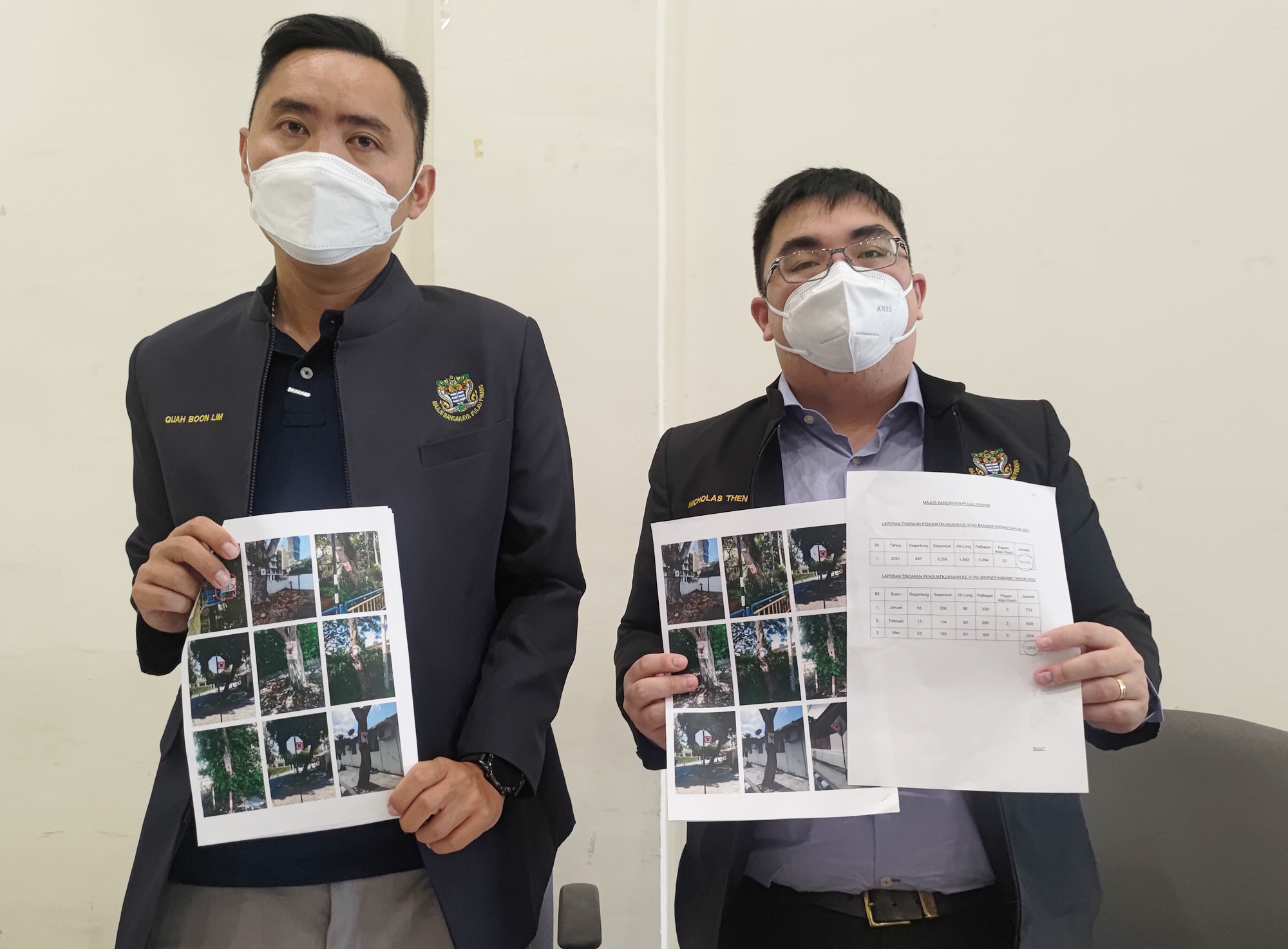 (大北马)勿在树干灯柱贴政党贴纸,市议员:避免浪费公帑清理