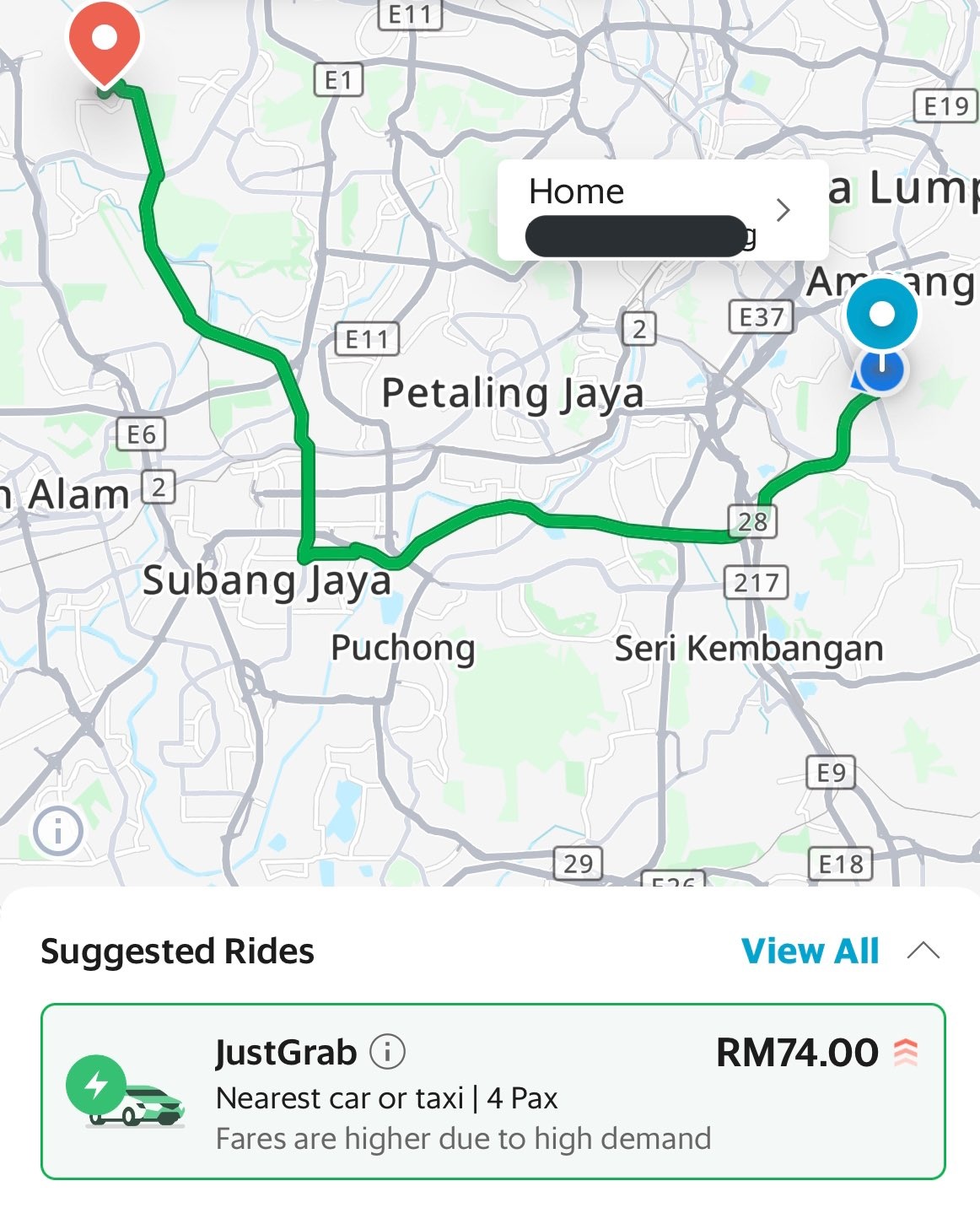 23公里电召车收费RM74·歌手：这笔钱我可来回槟城！