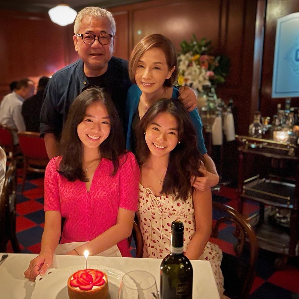 毛舜筠晒同框俩女儿 双颊凹陷暴瘦引议论