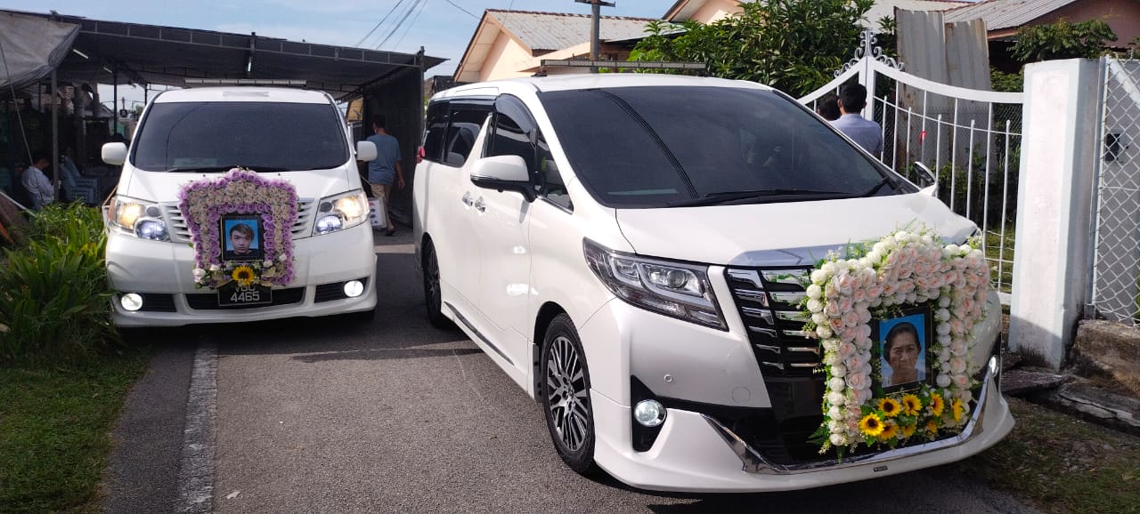 华裔母子双尸案·2死者今早举殡