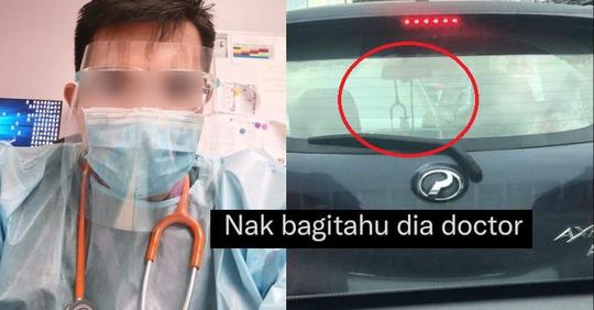 听诊器挂车上被网抨 医生反驳:若要炫耀就挂颈上逛菜市场了!