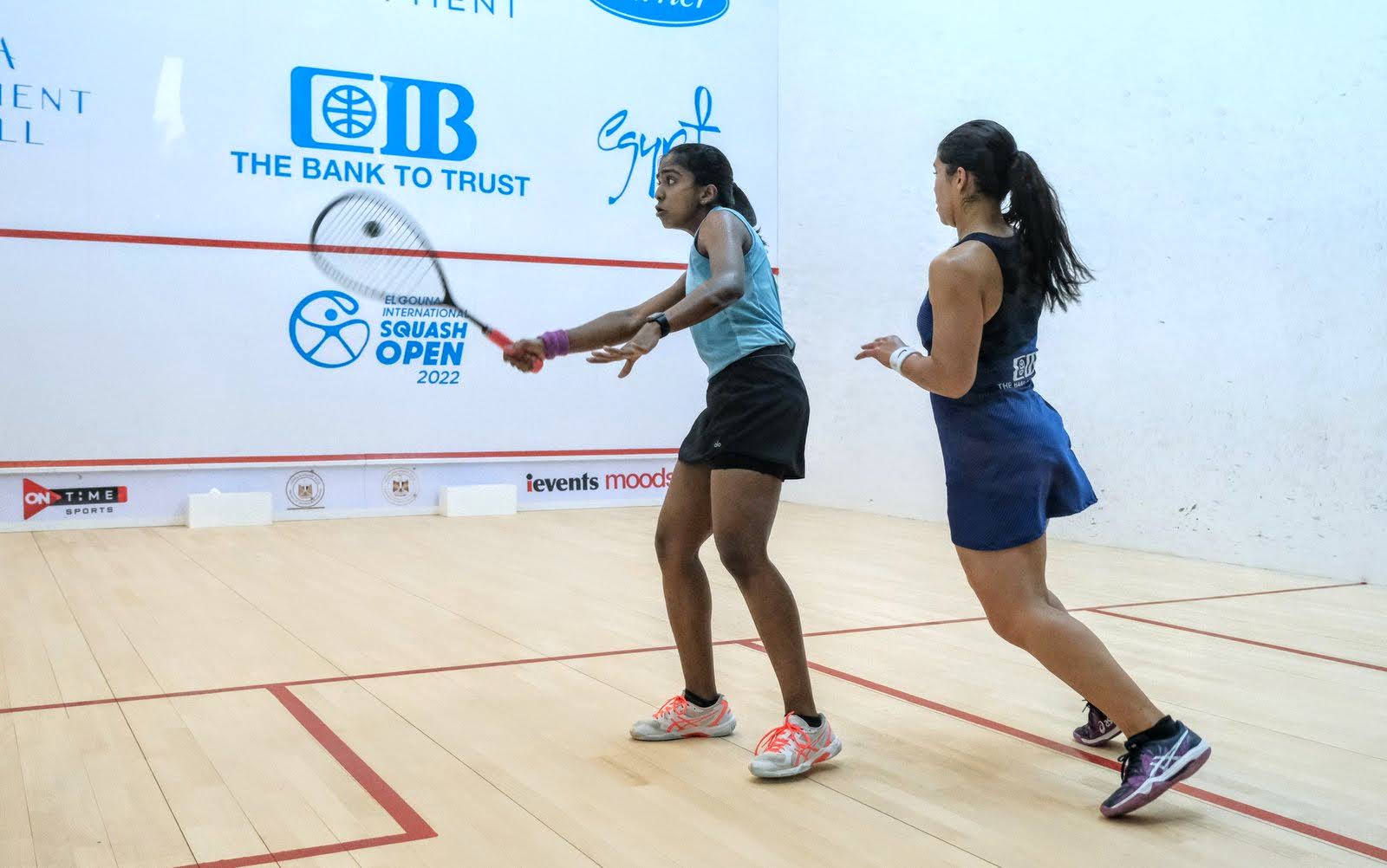 埃及壁球赛|勇挫世界第7萨尔玛  茜娃携艾法（蕾切尔）闯第3圈