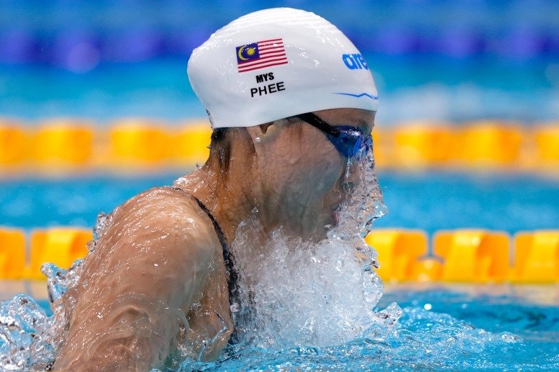 女蛙泳排第6(男自泳居第5) 靖恩(威胜)挺过预赛考验