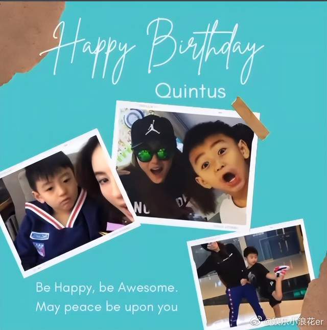 张柏芝晒照替二儿子庆生！网惊呼：好像谢霆锋