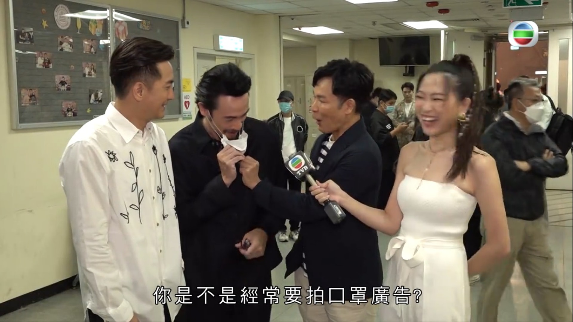 当众扯下陈豪口罩    郭晋安挨轰无礼