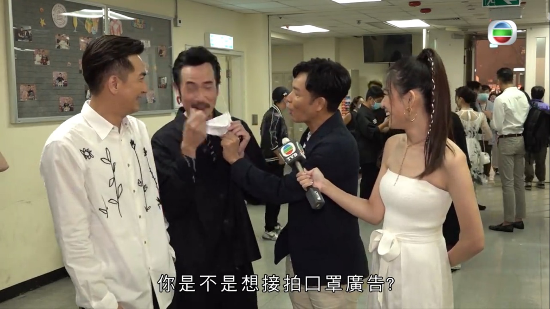 当众扯下陈豪口罩    郭晋安挨轰无礼