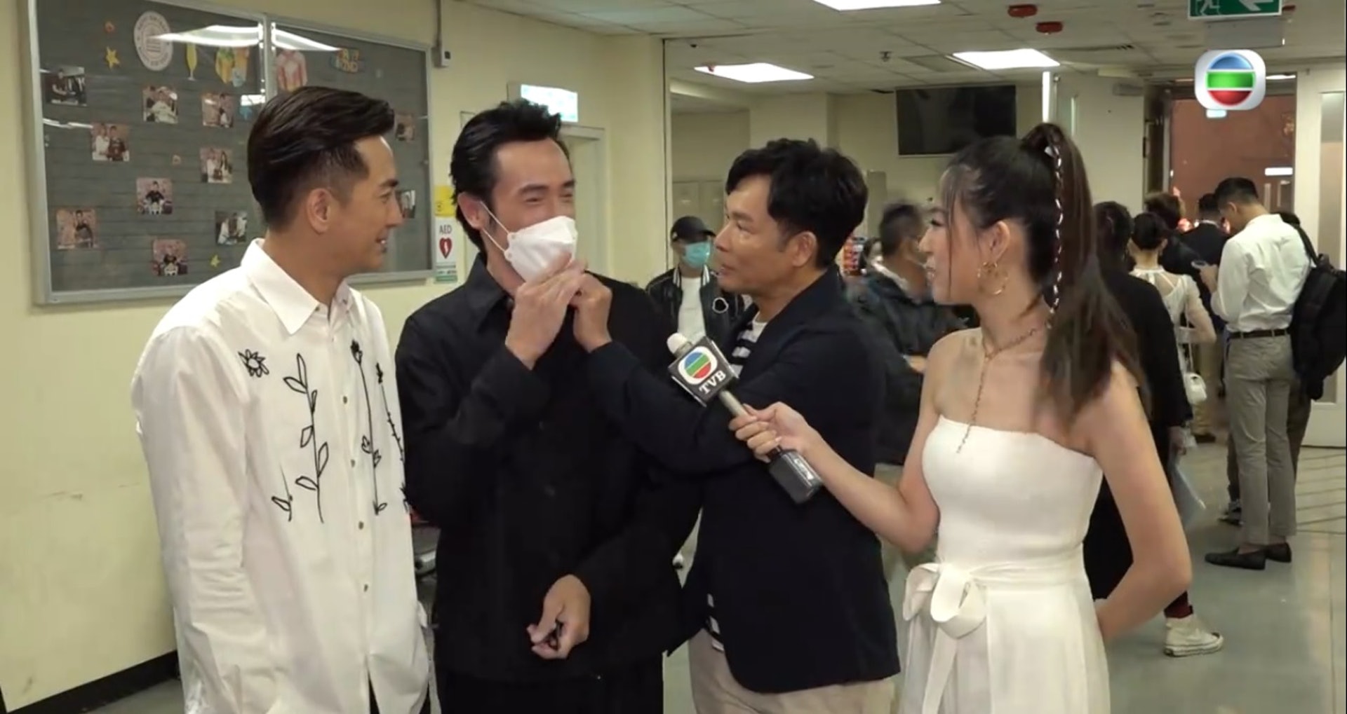 当众扯下陈豪口罩    郭晋安挨轰无礼