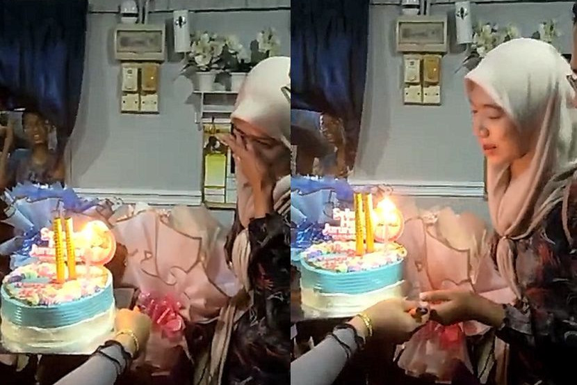 感恩尽心照顾亡母 夫家为儿媳惊喜庆生