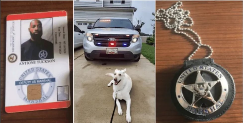 拚图）美国男子成功冒警15年 被捕因假「警犬」露破绽