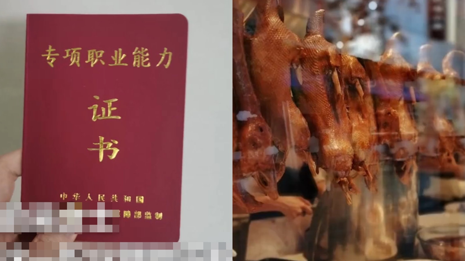 拚图)识卤鹅亦有证书 深圳设卤味制作考试通过即补贴1700元