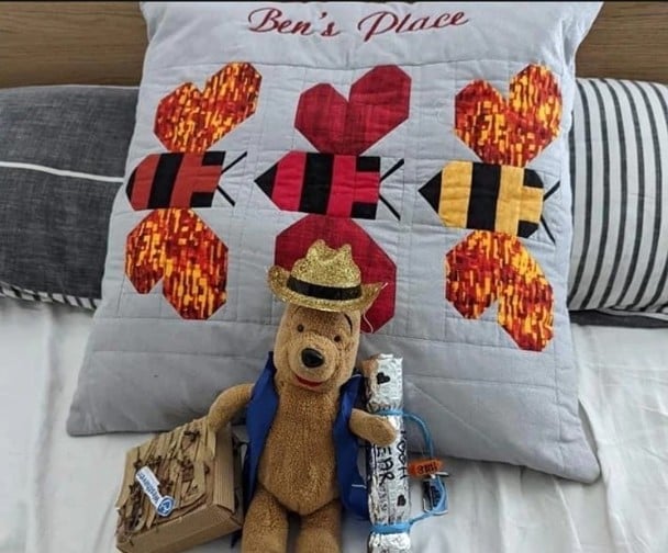 拼盘/义工接力运送 失散玩具熊返家