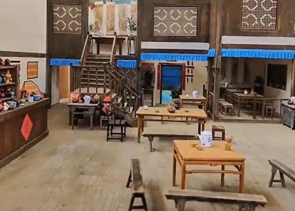 拼盘／男子用20天制微缩模型　手工还原古装剧场景