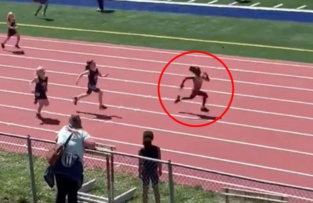 拼盘/起跑鞋子掉了!女童不放弃逆袭夺冠太惊人 超神片吸近千万观看